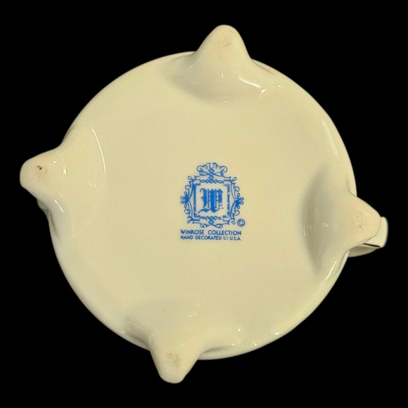 Winrose Collection Porcelain Coffee Pot Teapot Floral Gold Trim Hand Decorated - Picture 6 of 7